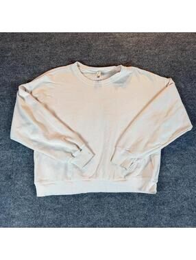 American Apparel Light Pink Crewneck Sweatshirt Medium - Classic, Solid, Causal